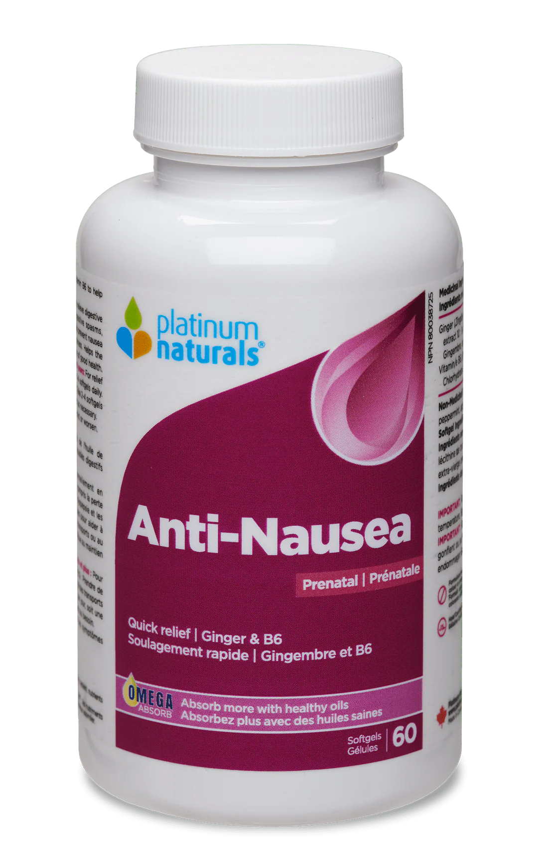 Prenatal Anti-Nausea 60 Softgels
