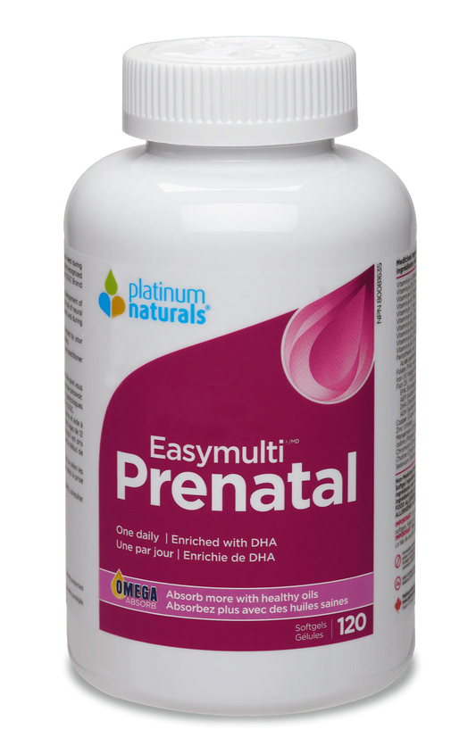 EasyMulti® Prenatal One-a-day Multivitamin 120 Softgels