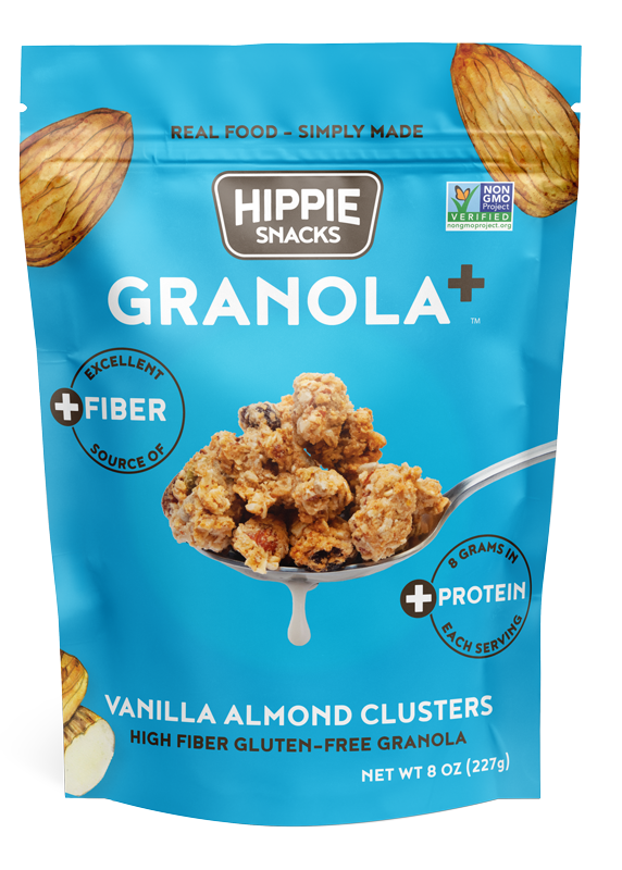 Hippie Snacks Granola+ Vanilla Almond