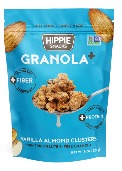 Hippie Snacks Granola+ Vanilla Almond