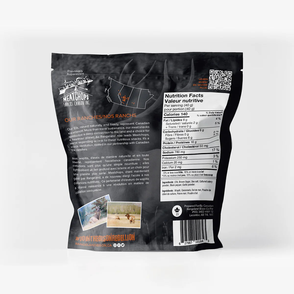 Elk Stix Meat Snack