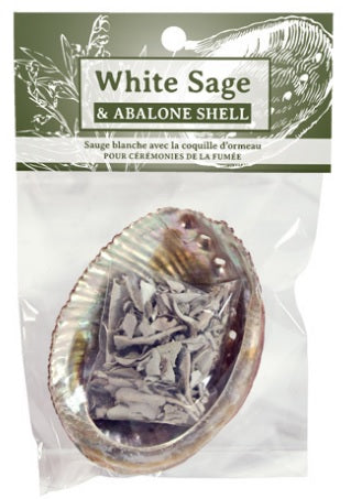 Abalone Shell & White Sage Set