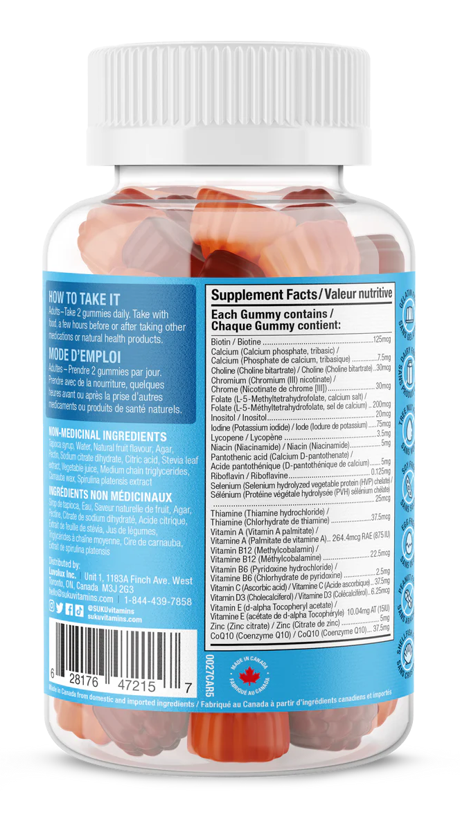 SUKU Complete Men's Multi Gummies