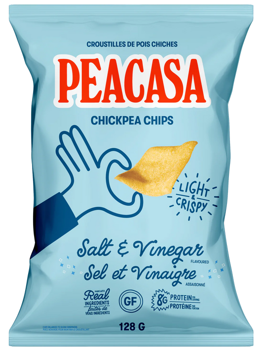 Peacasa Chickpea Chips Salt & Vinegar
