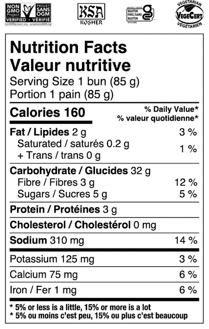 Sandwich Thins, Original White (GF) (V) *FROZEN*