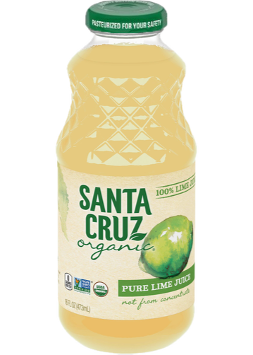 Lime Juice, Organic, 100% Pure