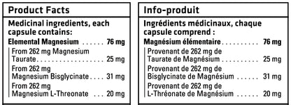 ITL MAGtrio Magnesium Taurate, Bisglycinate, and Threonate