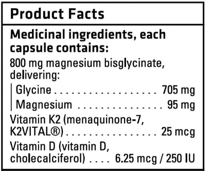 ITL PrizMAG+ Magnesium Bisglycinate with K2 + D3