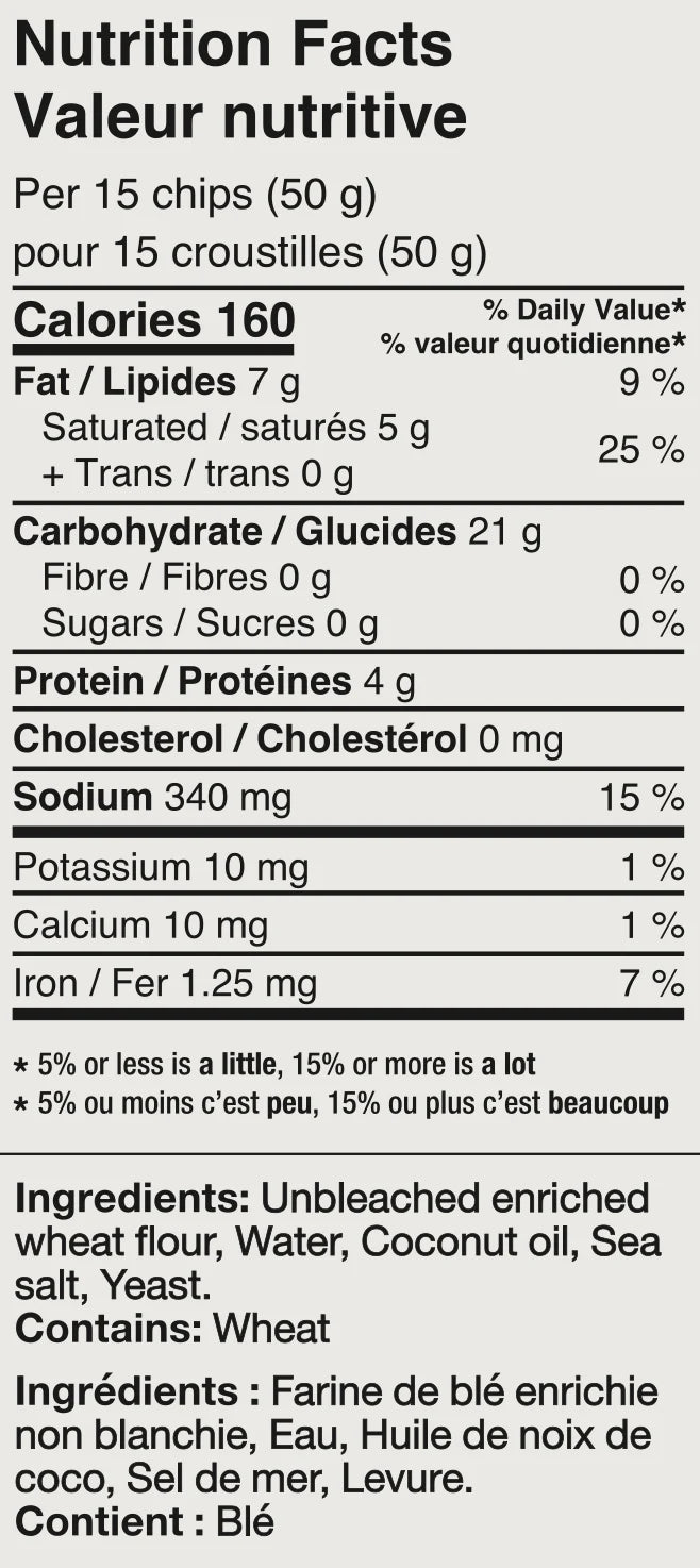Cedar Valley Pita Chips, Sea Salt