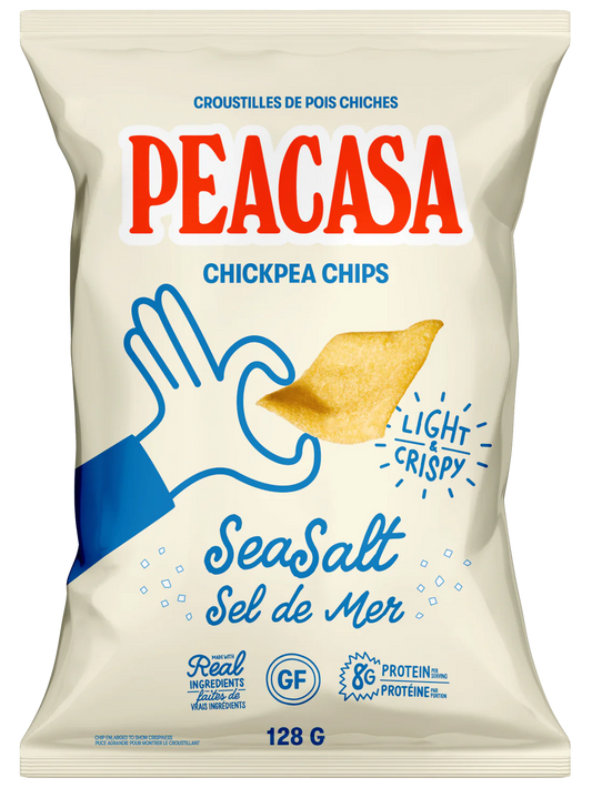 Peacasa Chickpea Chips Sea Salt