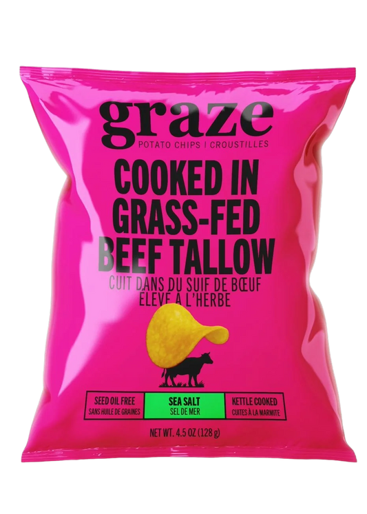 Graze Sea Salt Chips, Cooked in Tallow