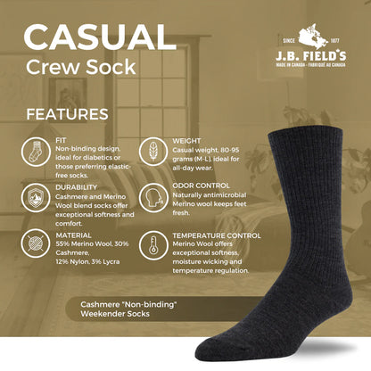 J.B. Field's Cashmere Weekender Socks