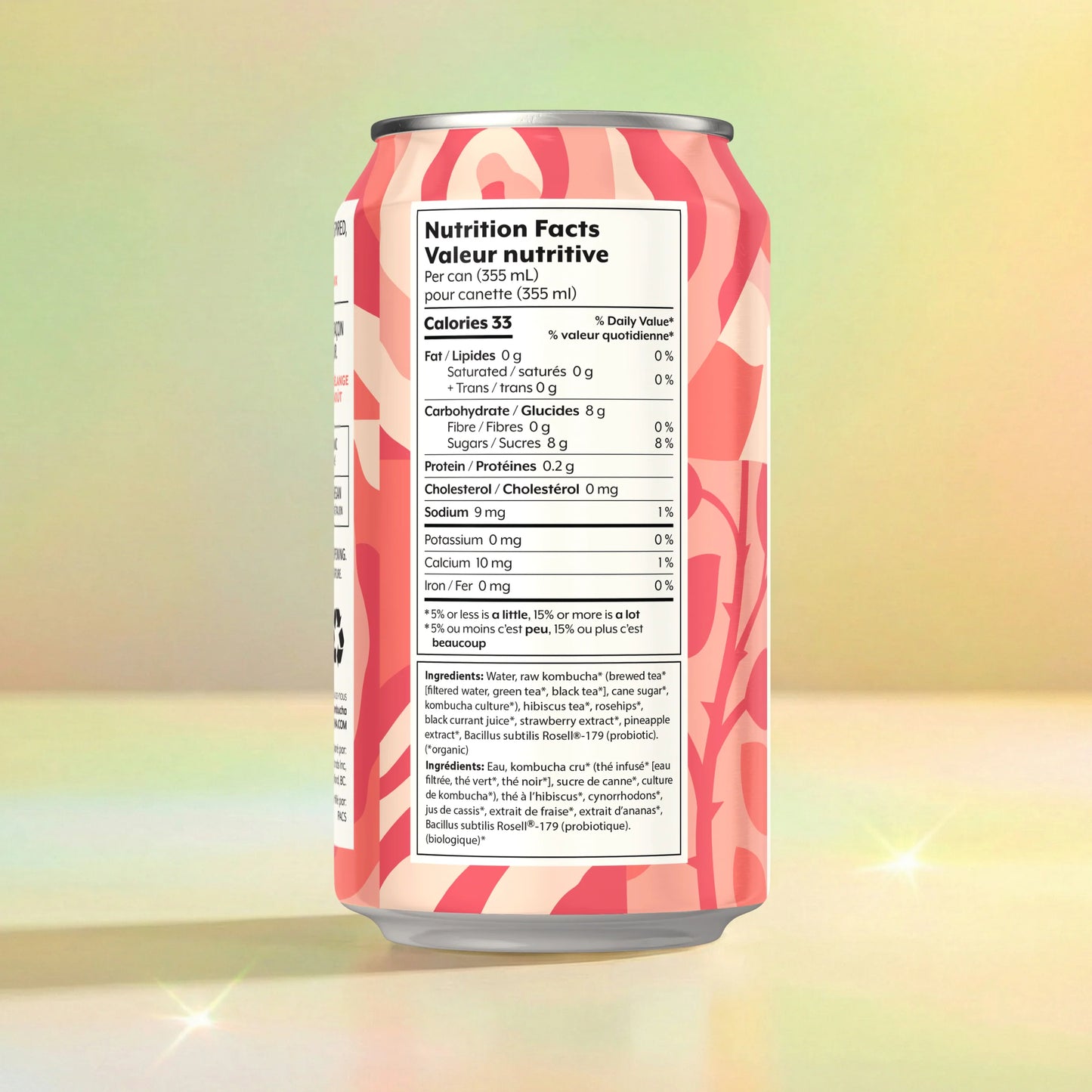 Wild Tea Kombucha Sparkling Rosé (Org) *REFRIGERATED*