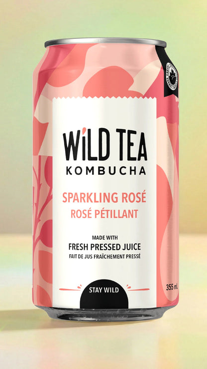 Wild Tea Kombucha Sparkling Rosé (Org) *REFRIGERATED*