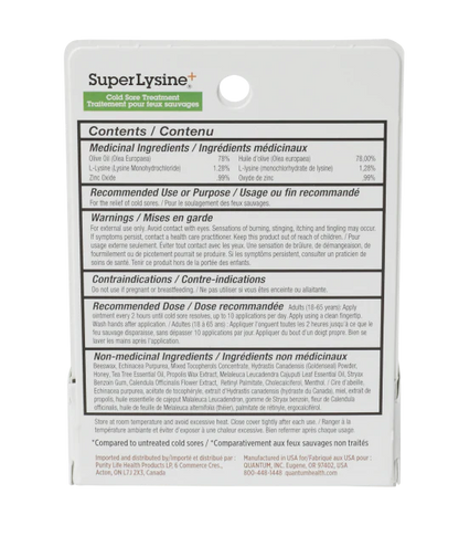 Super Lysine + Cold Sore Treatment Ointment