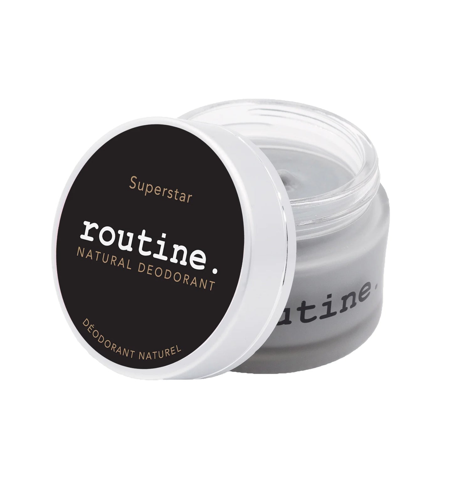 Routine Cream Deodorant Superstar, with Activated Charcoal