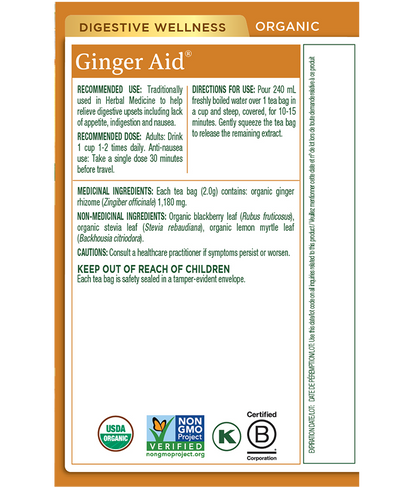 Ginger Aid® Organic Herbal Tea