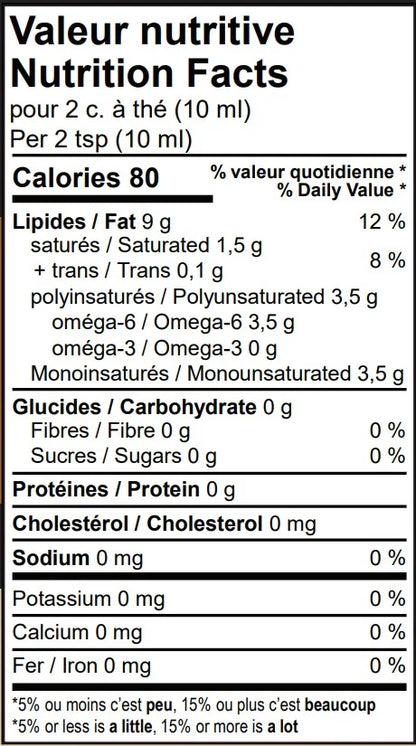 Sesame Oil, Unrefined, Organic