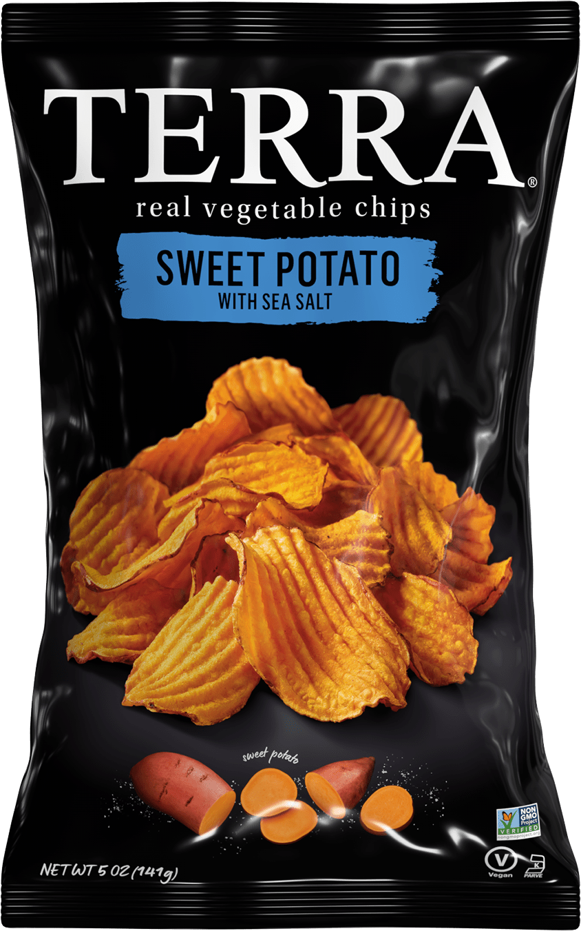 Terra Vegetable Chips Crinkle Sweet Potato Sea Salt