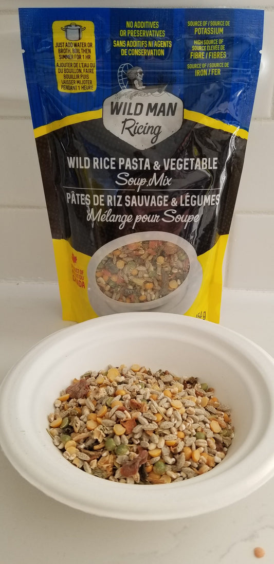 Wild Man Wild Rice Pasta & 8 Vegetable Soup Mix