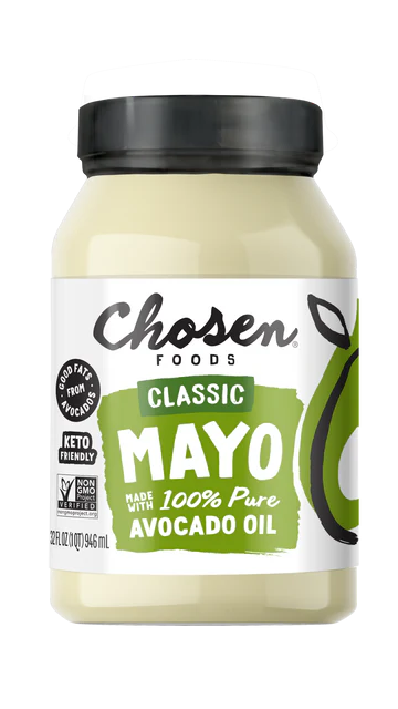 Mayonnaise, with 100% Avocado Oil, Plastic Jar