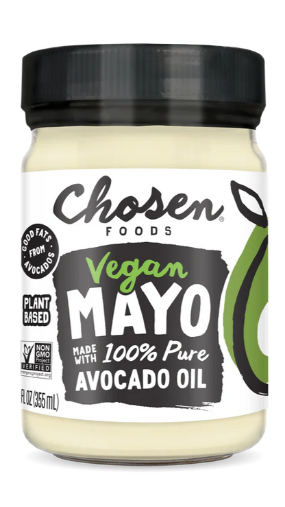 Vegan Mayonnaise, with 100% Avocado Oil, Glass Jar