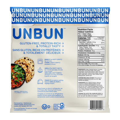 UnBun Protein Naan Bread (GF) *FROZEN*