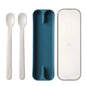 Mepal Mio Feeding Spoon Deep Blue, Set of 2