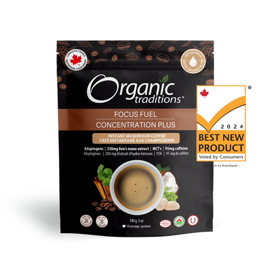 Focus Fuel Instant Mushroom Coffee, Organic
