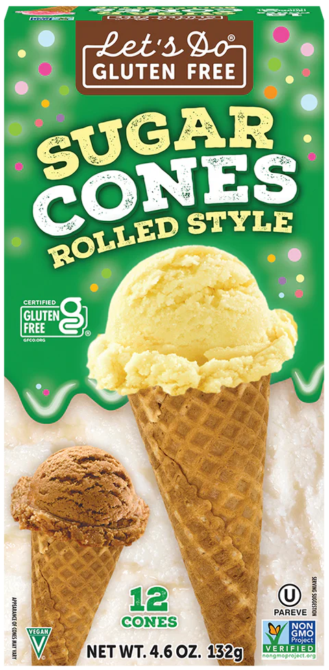 Ice Cream Sugar Cones GF
