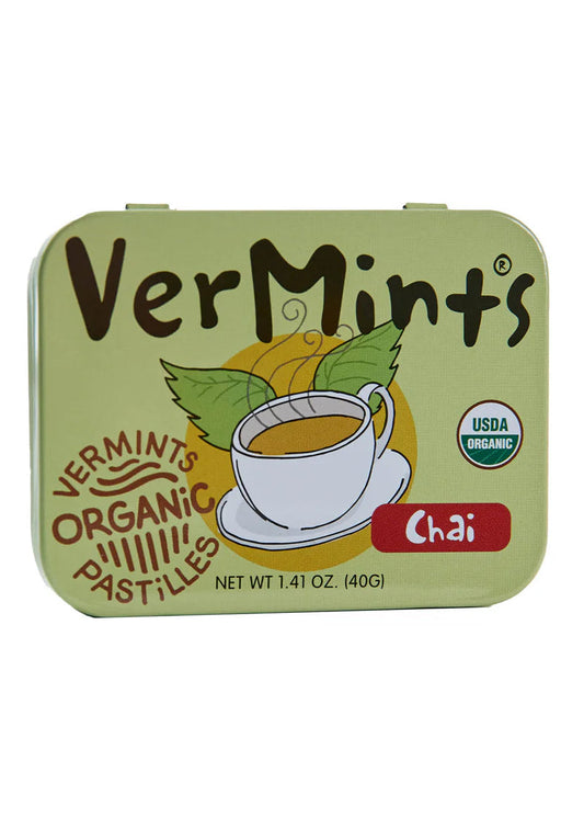 VerMints Chai Pastilles, Organic