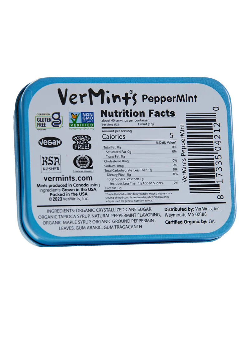 VerMints Peppermints, Organic