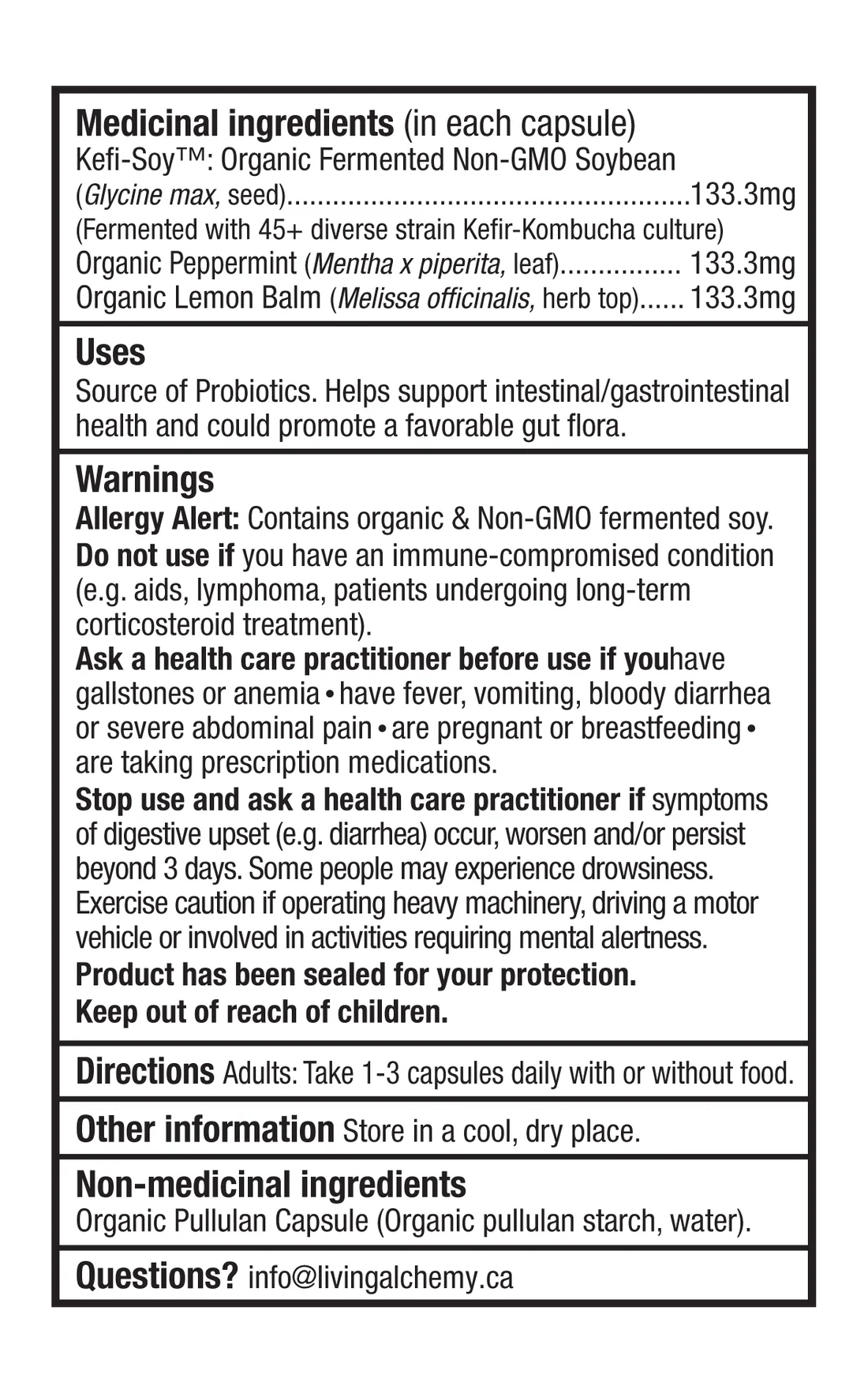 Your Flora Probiotic SENSITIVE 60 Capsules