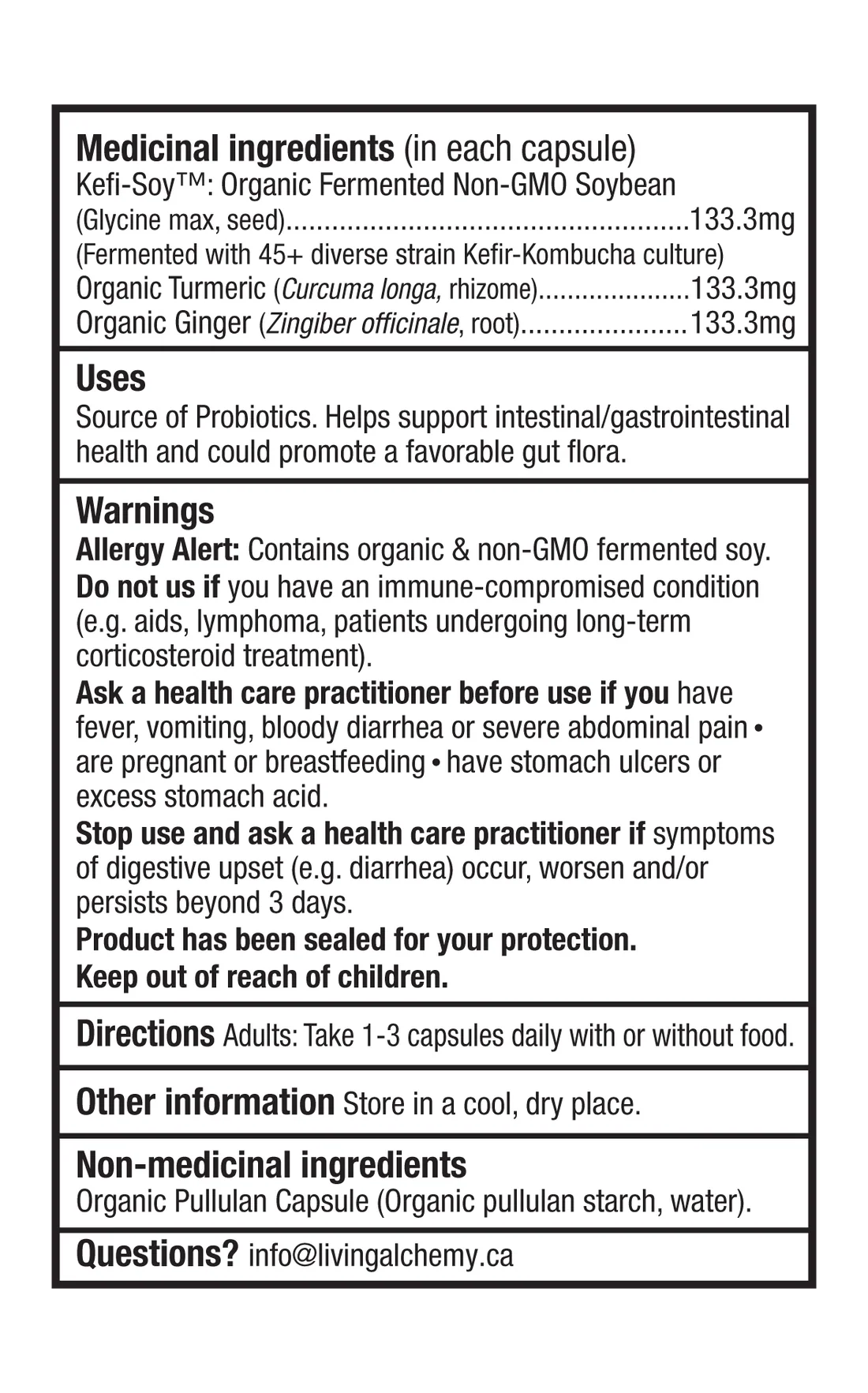 Your Flora Probiotic SOOTHE 60 Capsules
