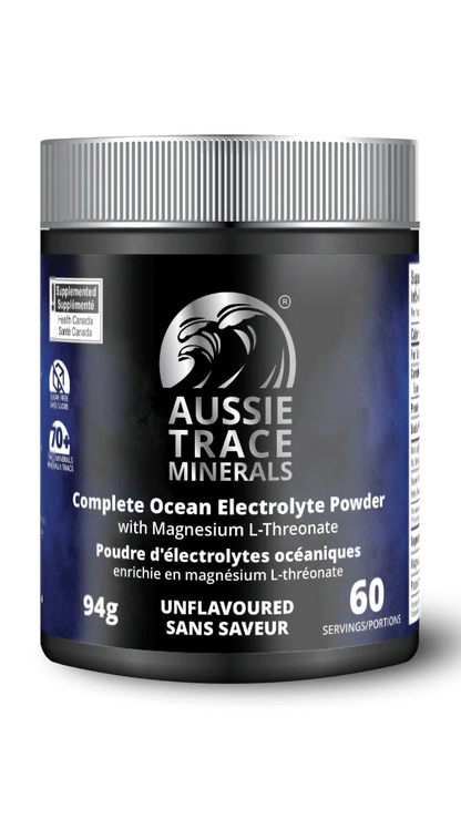 Aussie Trace Minerals, Complete Ocean Electrolyte Powder with Magnesium L-Threonate