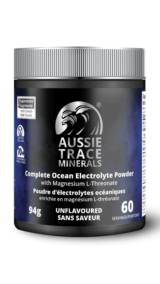 Aussie Trace Minerals, Complete Ocean Electrolyte Powder with Magnesium L-Threonate