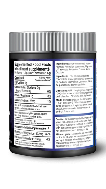 Aussie Trace Minerals, Complete Ocean Electrolyte Powder with Magnesium L-Threonate