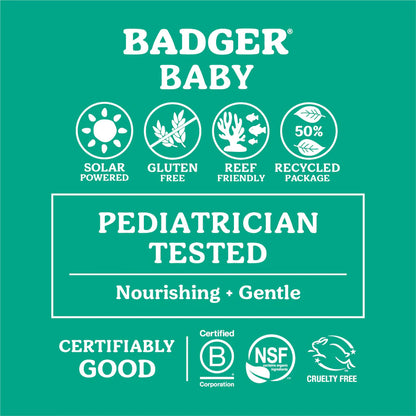 Badger Natural Mineral Sunscreen Cream SPF40 Baby