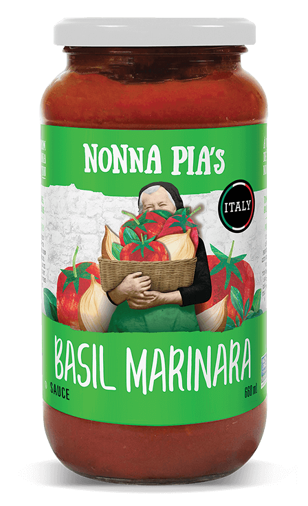 Nonna Pia's Pasta Sauce, Basil Marinara