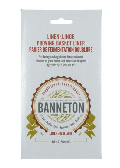 Eddingtons Banneton Basket Liners, Round, Large