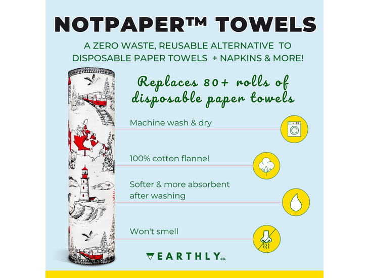 Earthly Co. Notpaper Towel - O So Canada