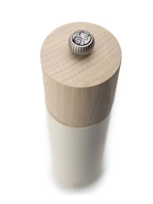 Peugeot Boreal Manual Salt Mill, Feather White