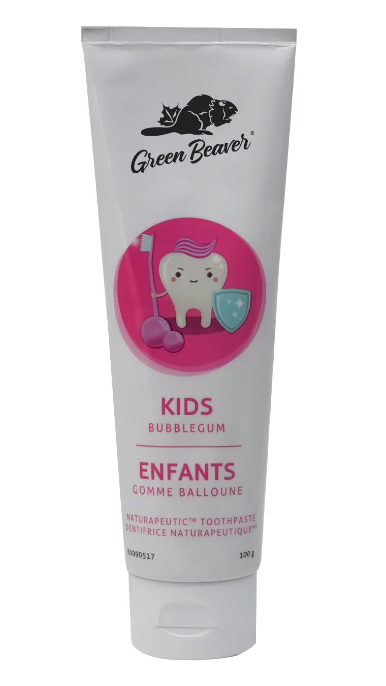 Green Beaver Naturapeutic Toothpaste - Kids Bubblegum