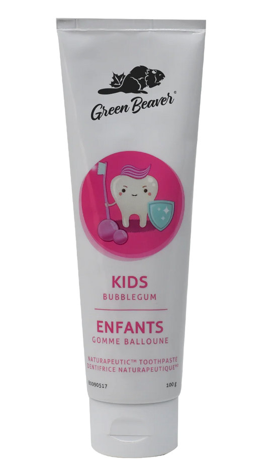 Green Beaver Naturapeutic Toothpaste - Kids Bubblegum