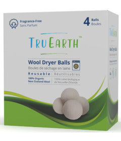Tru Earth Wool Dryer Balls (4) White