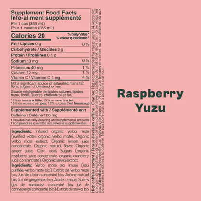 Mateina Yerba Mate Raspberry Yuzu