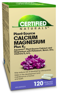 Calcium Magnesium Plus K2 with Aquamin - Capsules