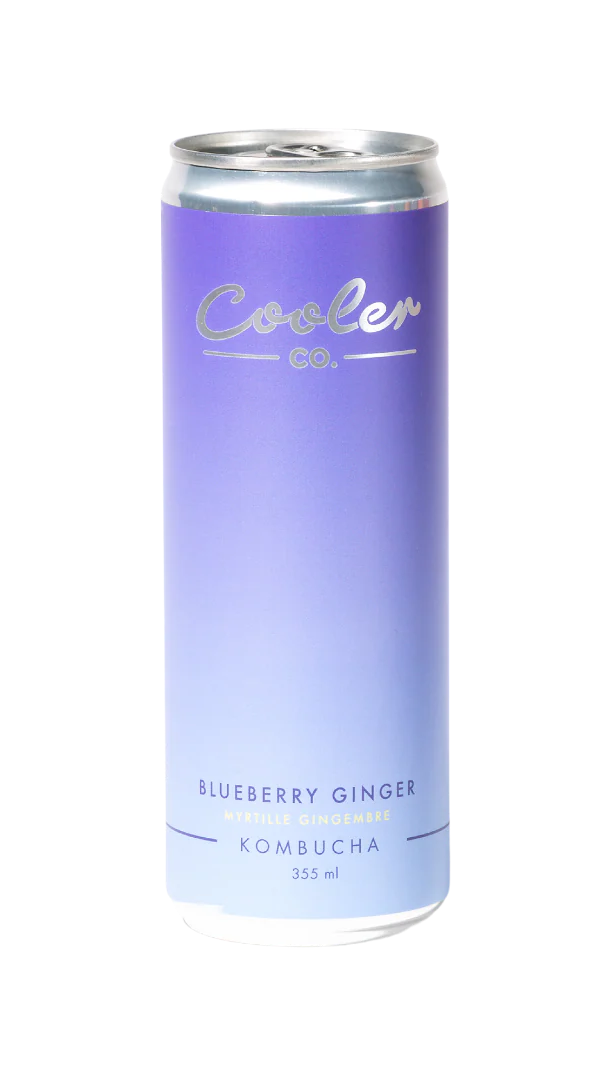 Cooler Co. Kombucha - Blueberry Ginger *REFRIGERATED*