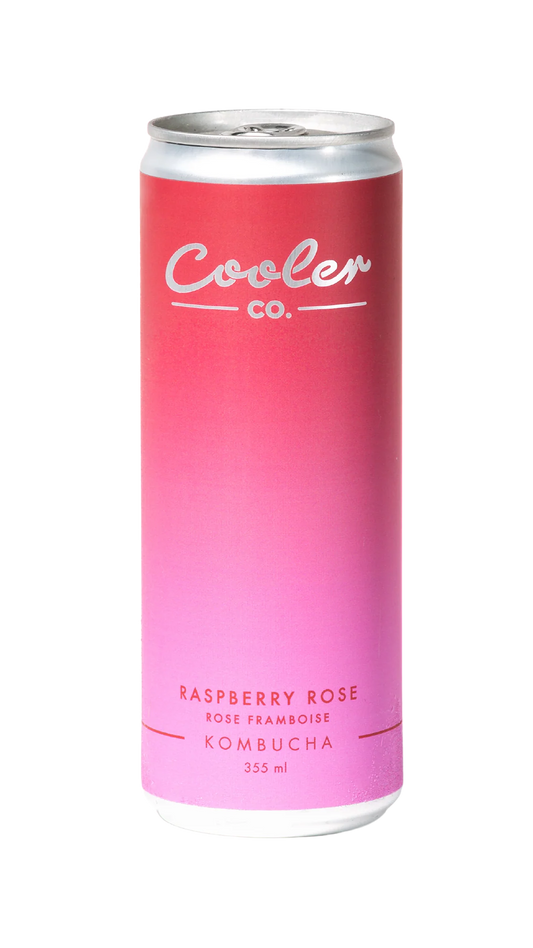 Cooler Co. Kombucha - Raspberry Rose *REFRIGERATED*