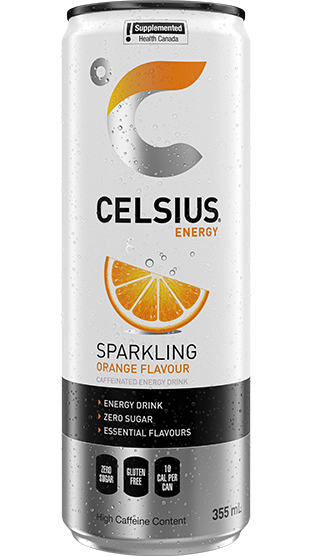 Celsius Energy Drink Sparkling Orange